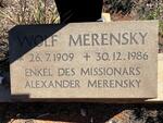 MERENSKY Wolf 1909-1986