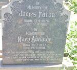 PATON James 1876-1967 & Mary Adelaide 1877-1969