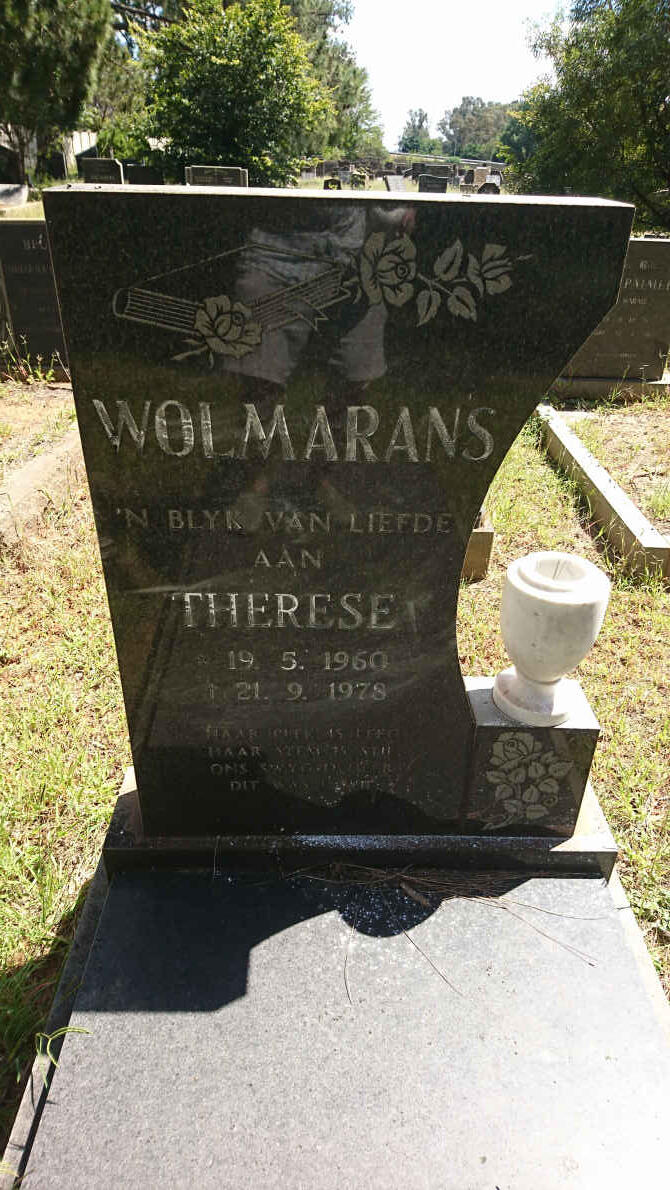 WOLMARANS Therese 1960-1978