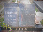LUUS Catharina Maria 1906-1984