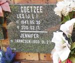 COETZEE J.L. 1947-2010 & Jennifer ARNESEN 1950-