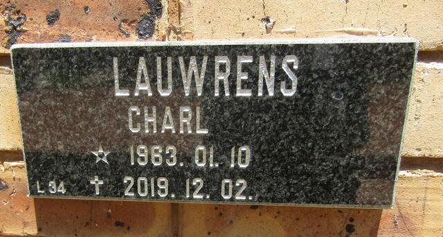 LAUWRENS Charl 1963-2019