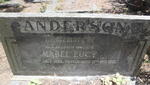 ANDERSON Mabel Lucy 1886-1960