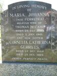 McCABE Maria Johanna nee FERREIRA 1887-1961 :: GERRYTS Cornelia Catharina 1884-1969