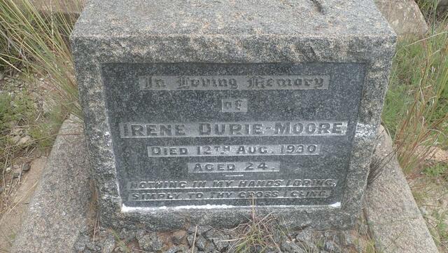 MOORE Irene, DURIE -1930