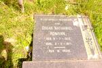 HOMANN Oscar Nathaniel 1922-1971