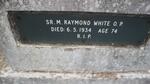 WHITE Raymond -1934