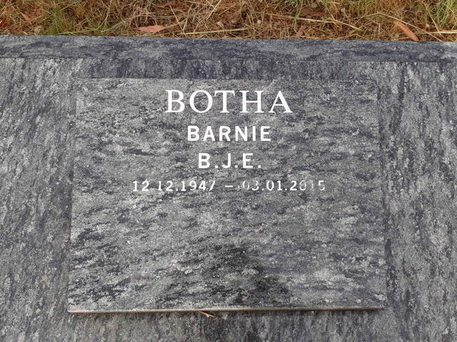 BOTHA B.J.E. 1947-2015