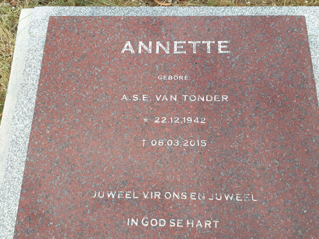 TONDER A.S.E., van 1942-2015