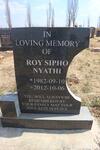 NYATHI Roy Sipho 1982-2012