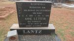 LANTZ Anne Letitia nee VERMEULEN 1966-1998