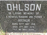 OHLSON Arthur 1916-1976