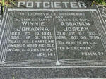 POTGIETER Abraham Joseph 1913-1990 & Winnie Johanna 1941-1997