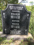 FOURIE Daniel 1908-1988 & Sophia 1912-1992