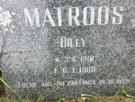 MATROOS Billy 1910-1980