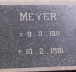 TONDER Meyer, van 1911-1981