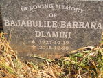 DLAMINI Bajabulile Barbara 1927-2015