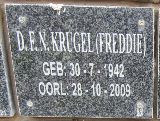 KRUGEL D.F.N. 1942-2009