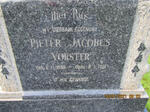 VORSTER Pieter Jacobus 1896-1951