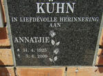 KUHN Annatjie 1925-2009
