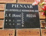 PIENAAR J.F. 1939-2011 & Reeva