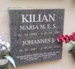 KILIAN Johannes J. 1937-2010 & Maria M.E.S. 1933-2007
