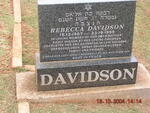 DAVIDSON Rebecca 1907-1999