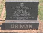 DRIMAN Evelyn 1918-1992
