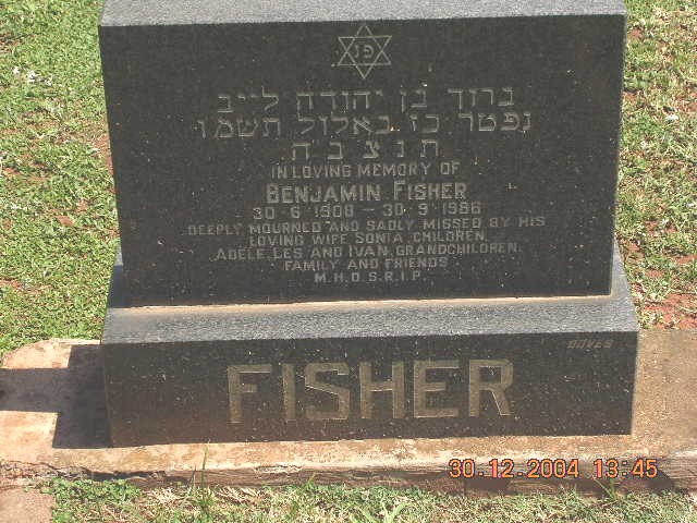 FISHER Benjamin 1908-1986
