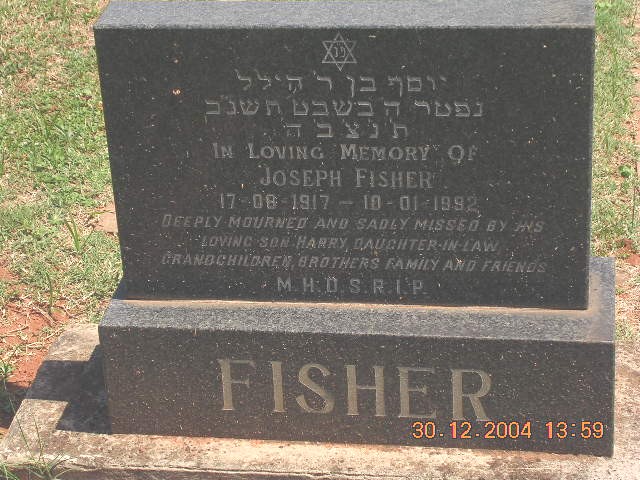 FISHER Joseph 1917-1992