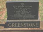 GREENSTONE Jack 1902-1995
