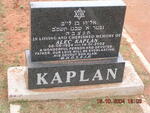 KAPLAN Alec 1924-2002