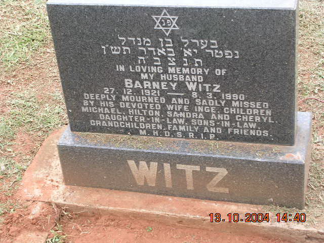 WITZ Barney 1921-1990