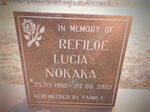 NOKAKA Refiloe Lucia 1990-2002