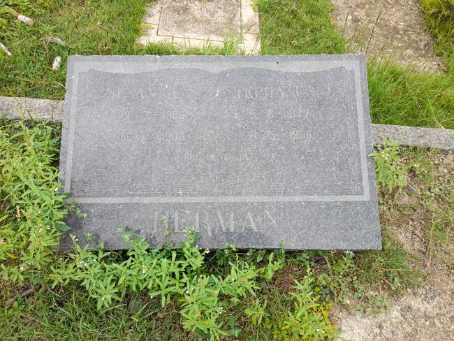 HERMAN Stephanus Jacobus 1877-1956 & Susanna S. 1886-1963