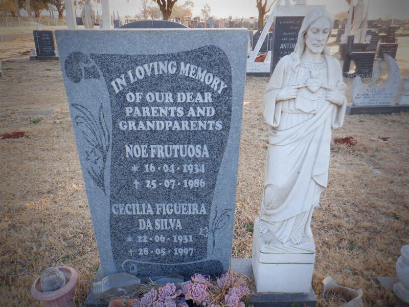 FRUTUOSA Noe 1934-1986 & Cecilia Figueira  DA SILVA 1931-1997