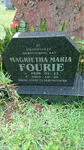 FOURIE Magrietha Maria 1929-2003