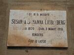 LIEBENBERG Susanna Johanna 1870-1951