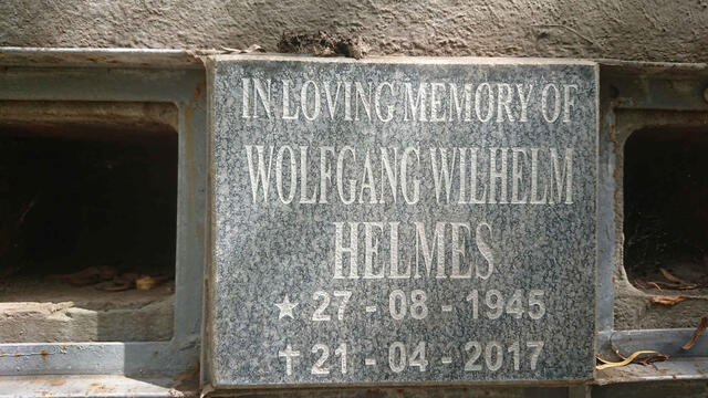 HELMES Wolfgang Wilhelm 1945-2017