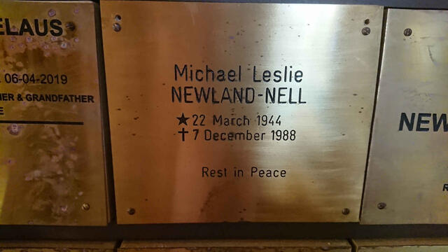NELL Michael Leslie, NEWLAND 1944-1988