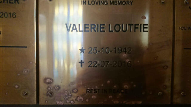 LOUTFIE Valerie 1942-2016