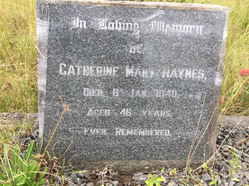 HAYNES Catherine Mary -1940