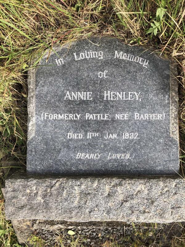 HENLEY Annie formerly PATTLE nee BARTER -1932