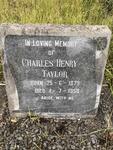 TAYLOR Charles Henry 1879-1958