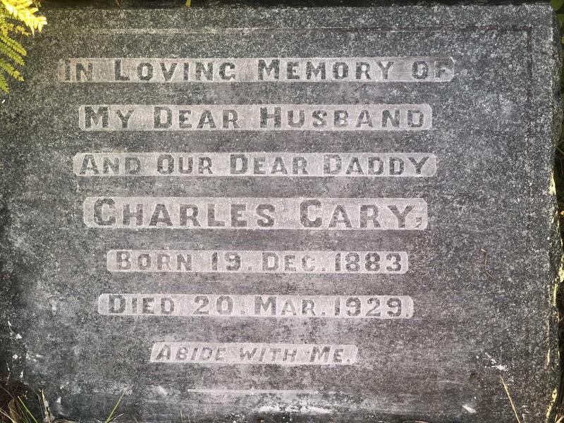 CARY Charles 1883-1929