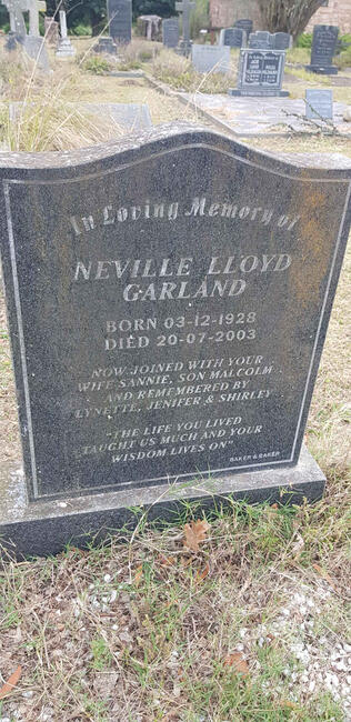 GARLAND Neville Lloyd 1928-2003