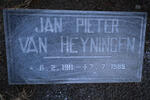 HEYNINGEN Jan Pieter, van 1911-1989