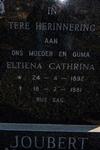 JOUBERT Eltiena Cathrina 1892-1981