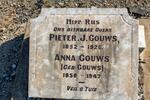 GOUWS Pieter J. 1852-1926 & Anna GOUWS 1858-1947