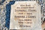 GOUWS Stephanus J. 1856-1924 & Hendrina J. GOUWS 1859-1947